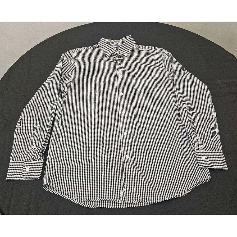 Banana Republic‎ Men's Plaid Long Sleeve Button-Up Shirt. Size Medium